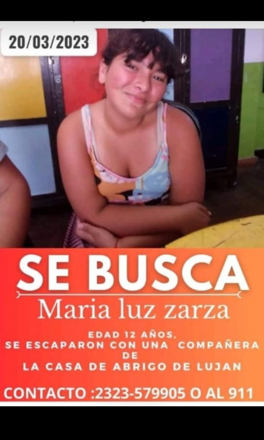 Buscan intensamente a una adolescente desaparecida hace dos dias 