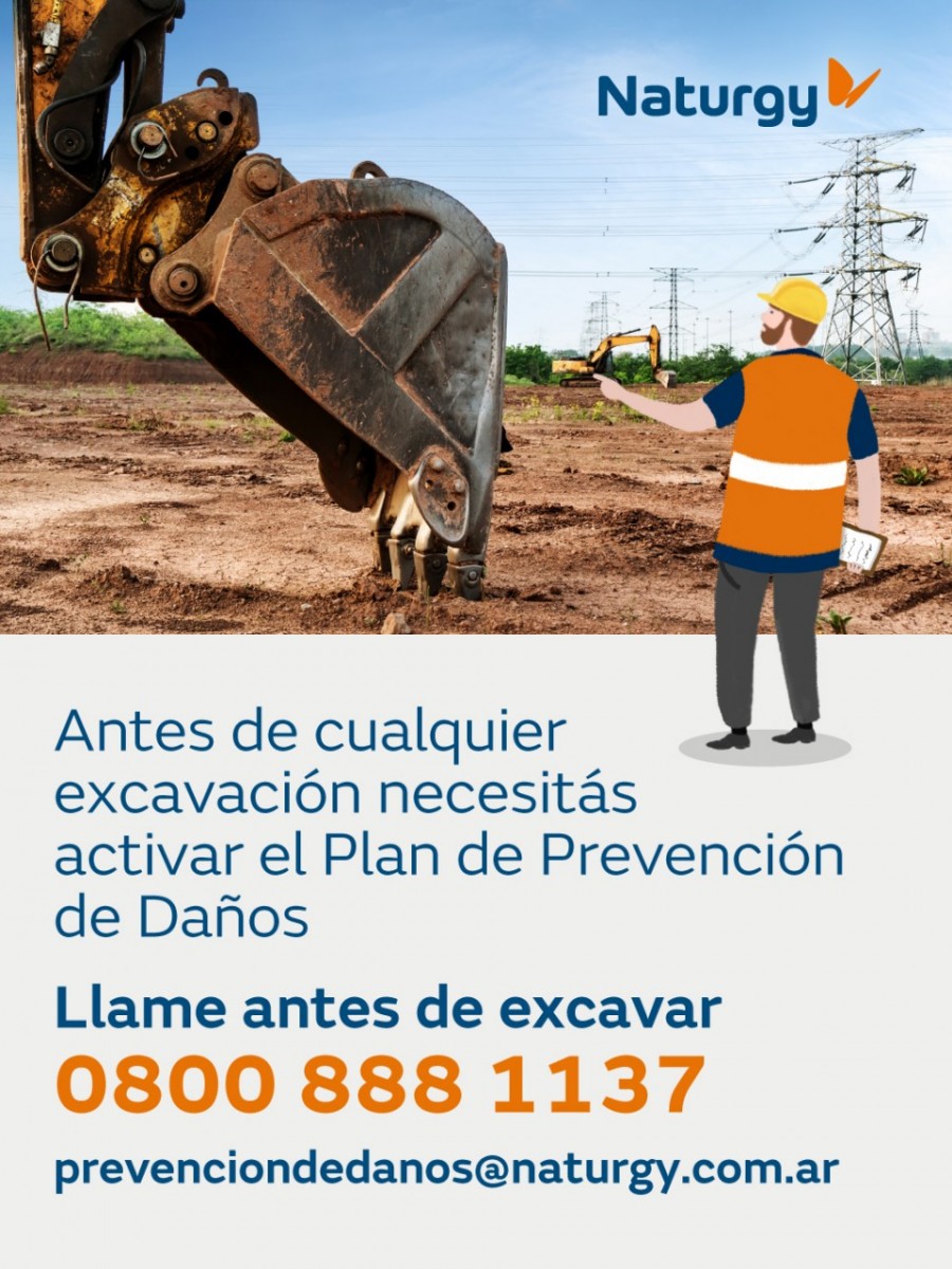 “Llame antes de excavar” la campaña de seguridad de Naturgy