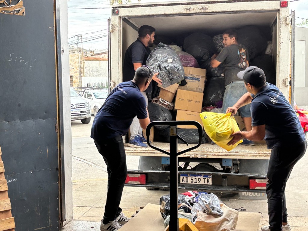 Ayuda en marcha: las donaciones para Bahía Blanca ya fueron enviadas