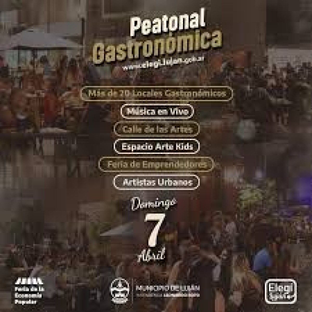 Se realizará la última Peatonal Gastronómica de la temporada