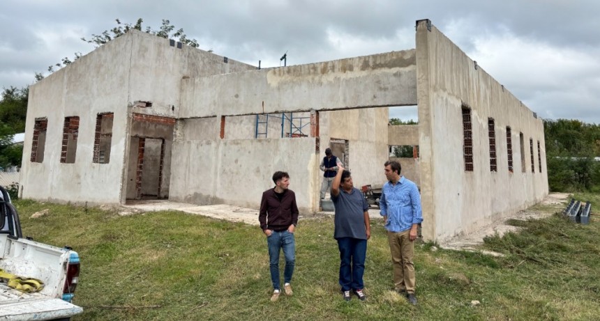 Se reanudaron las obras en el Salón de Usos Múltiples de Olivera