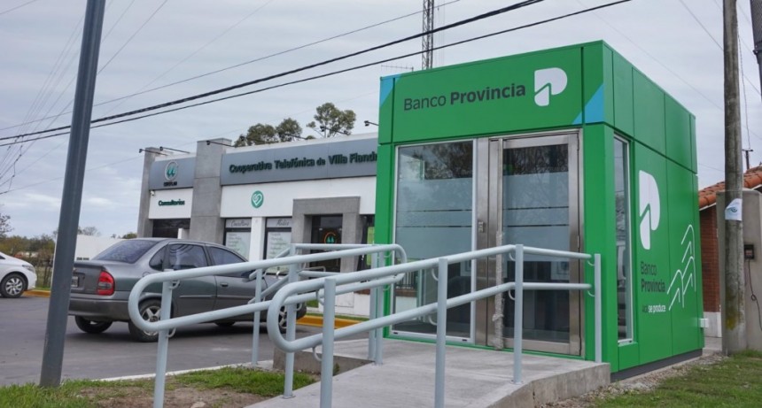 Se instaló un cajero automático en Pueblo Nuevo