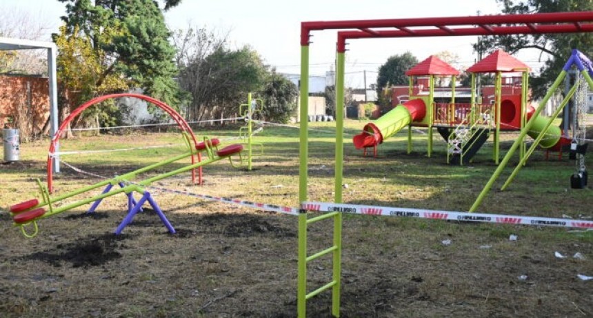 El Municipio construye una nueva plaza en el barrio Lanusse