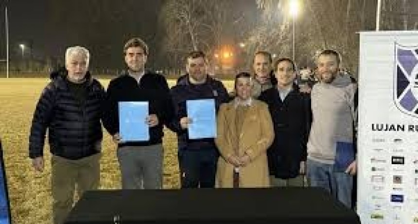 El Municipio renovó el permiso de uso del predio del Luján Rugby Club