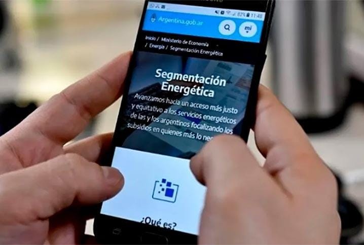 Operativo de segmentación para acceder a subsidios de luz y gas 