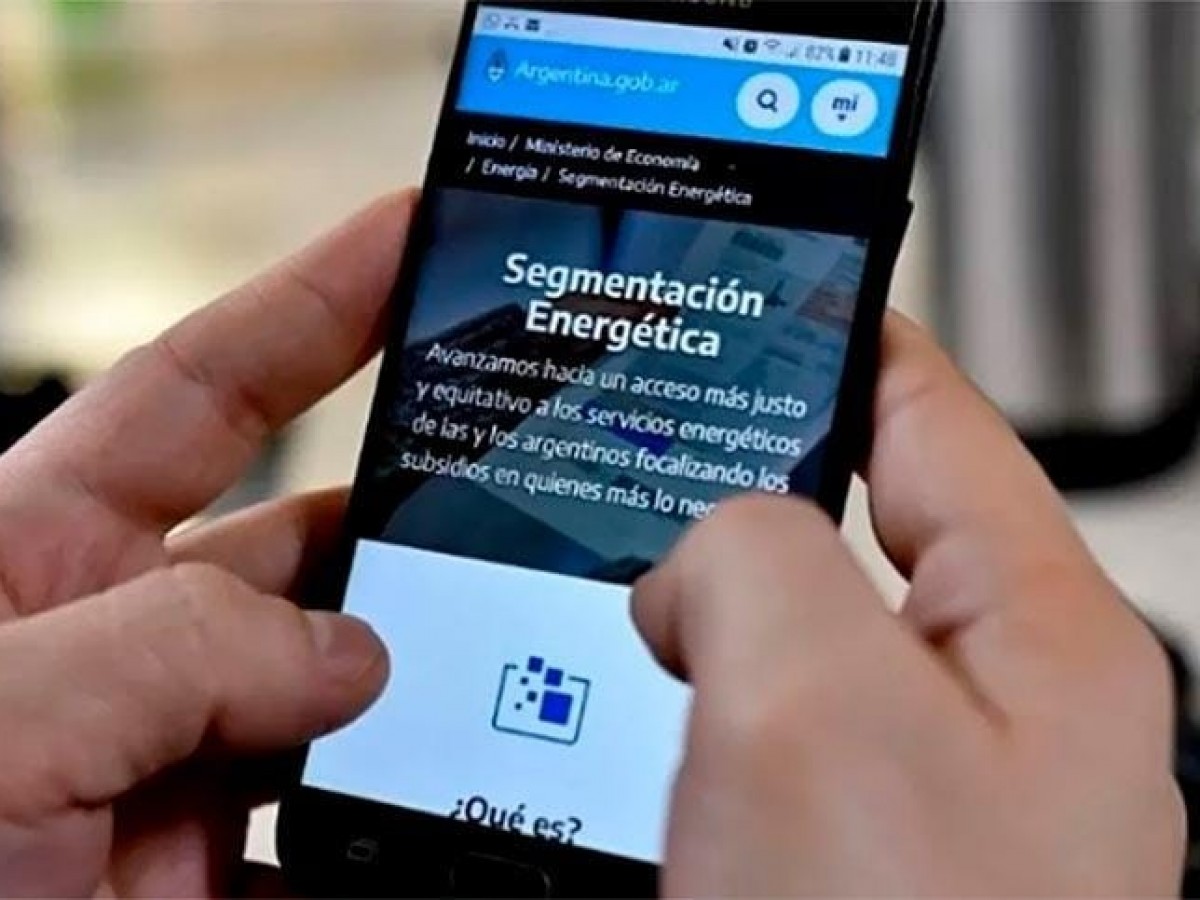 Operativo de segmentación para acceder a subsidios de luz y gas 