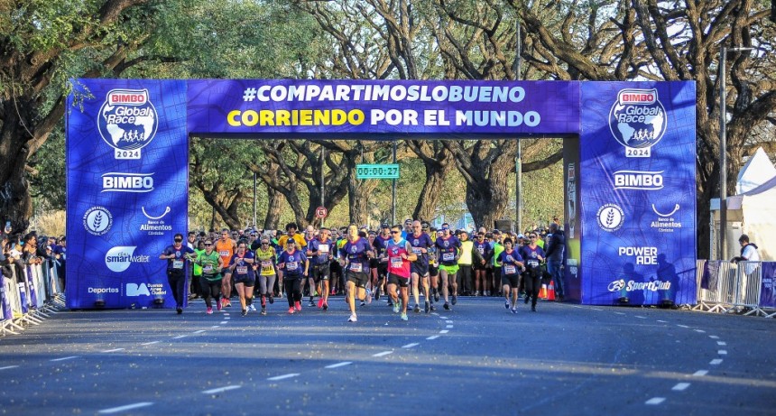 Más de 7.500 personas participaron de la carrera solidaria Bimbo Global Race en Argentina