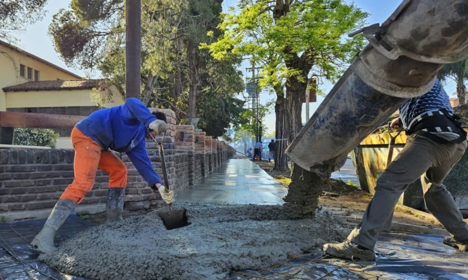 Avanzan los trabajos de puesta en valor del predio del Tanque de Agua 