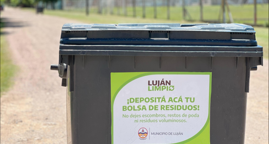 Luján Limpio: se instalaron 30 nuevos contenedores en los barrios San Emilio y San Eduardo