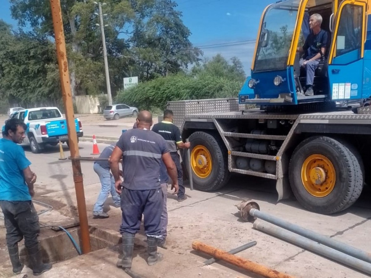 Servicios Sanitarios: mejoras en la bomba de extracción del barrio Elli