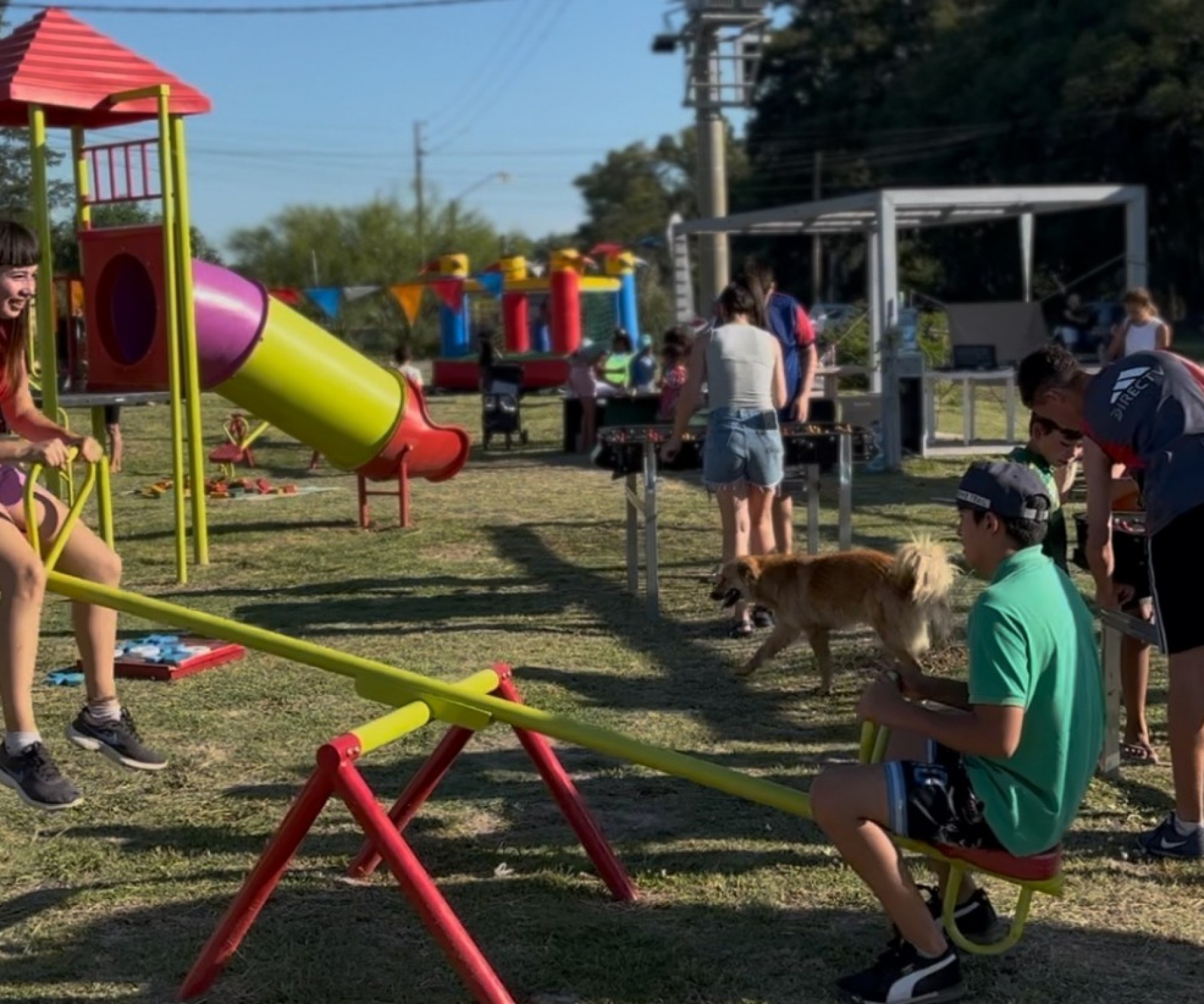 Se inauguró la nueva plaza del barrio Luna